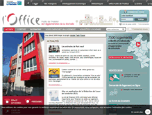 Tablet Screenshot of office-agglo-larochelle.fr